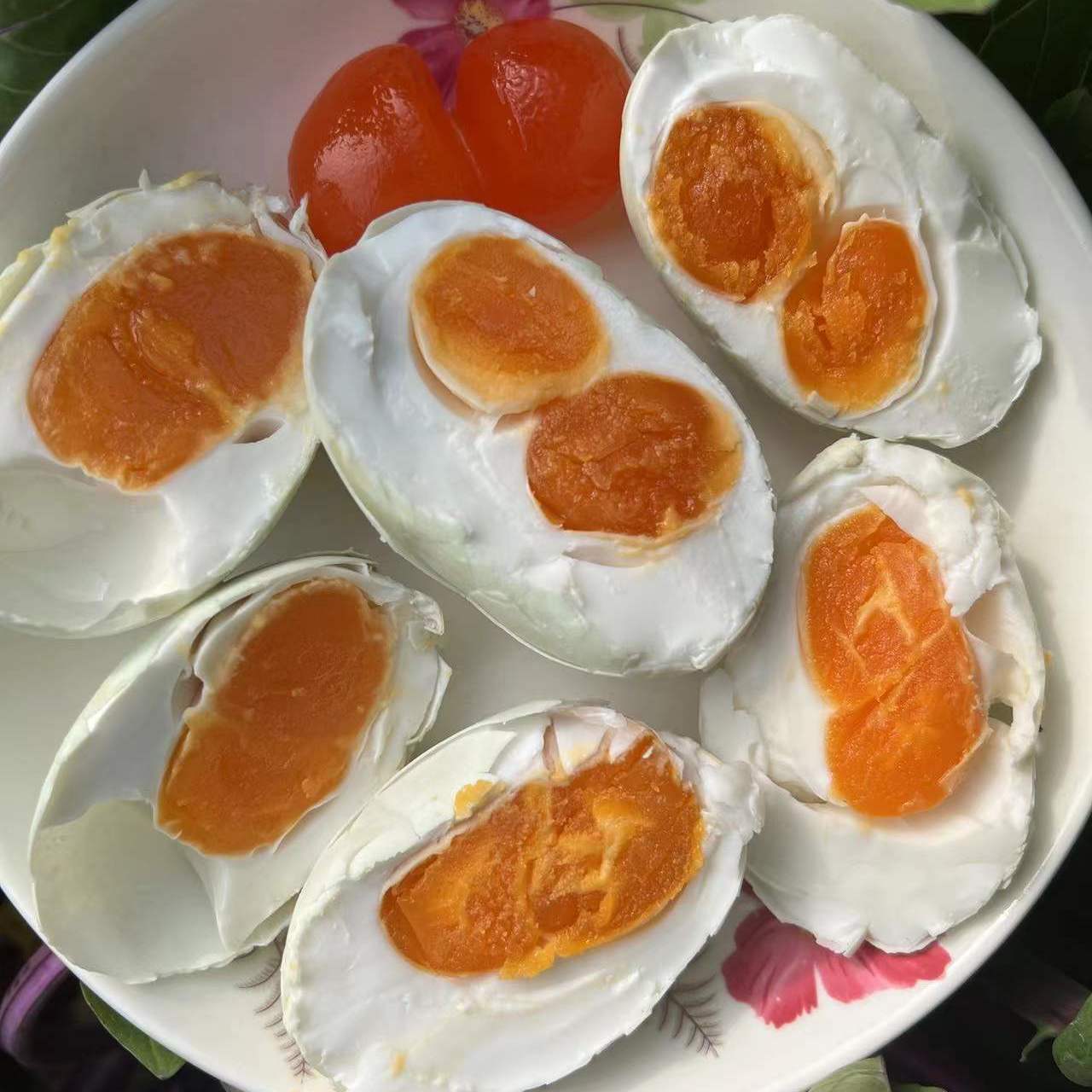 新鲜裹泥腌制生双黄咸鸭蛋黄起沙不流油不太咸熟咸鸭蛋湖北特产