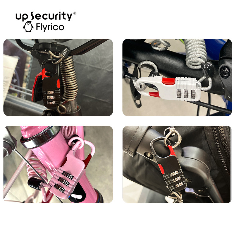 510cs Luggage Password Lock Baby Car Lock Electric Car Motorcycle Helmet Lock Anti-Theft Electric Bicycle Helmet