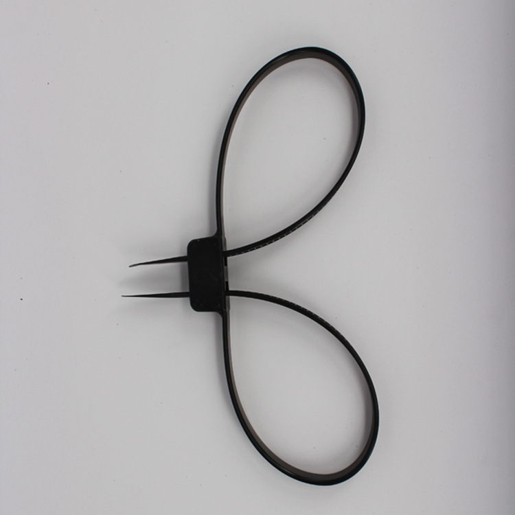 双孔双手双扣扎带双铐扎带双头尼龙扎带自锁12*500*700*900捆绑带