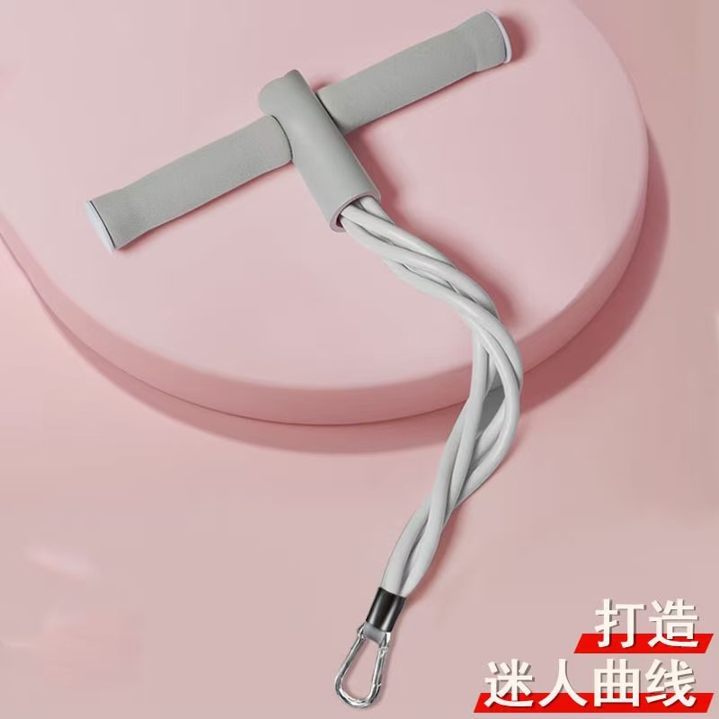 健身器材配套弹力绳仰卧起坐辅助器双吸盘扭腰盘板拉力器专用配件