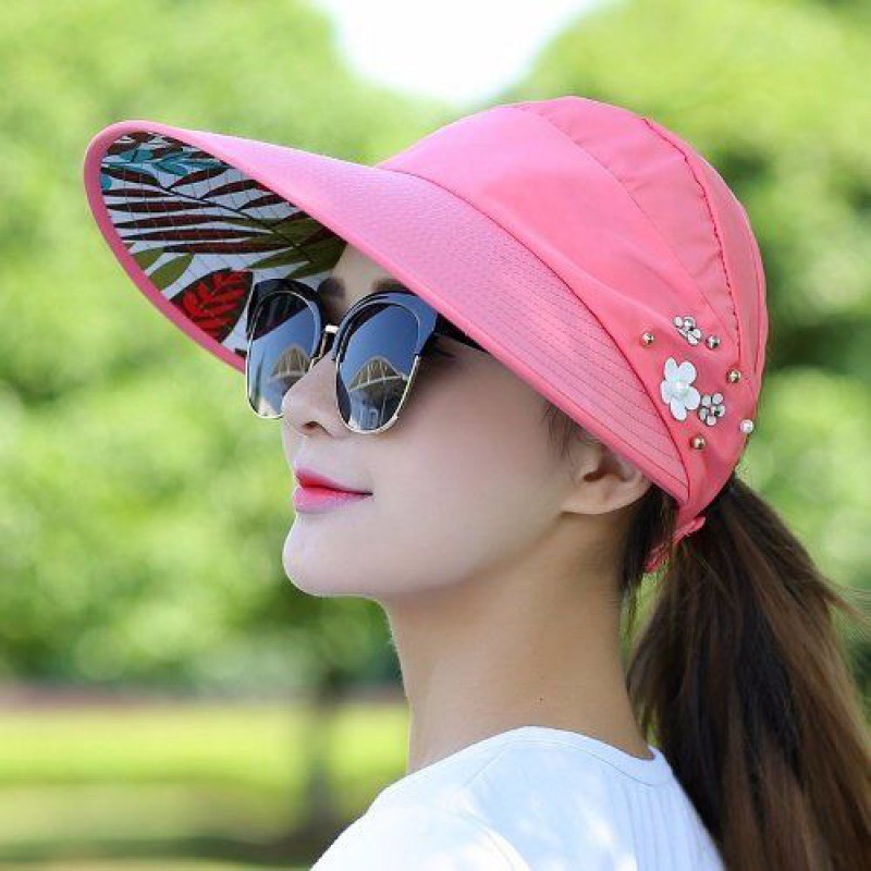 Sun Hat Sun Hat Women's Foldable Sun Protection Big Brim Summer Hat Cycling Air Top Versatile Spring and Summer UV Protection