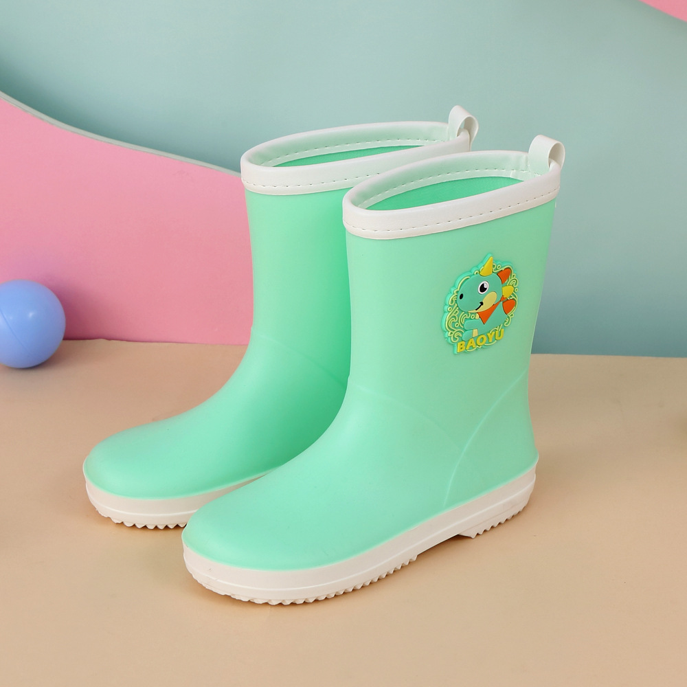 儿童雨鞋男孩女款雨靴高筒防滑男童宝宝水鞋女童中大童小学生套鞋