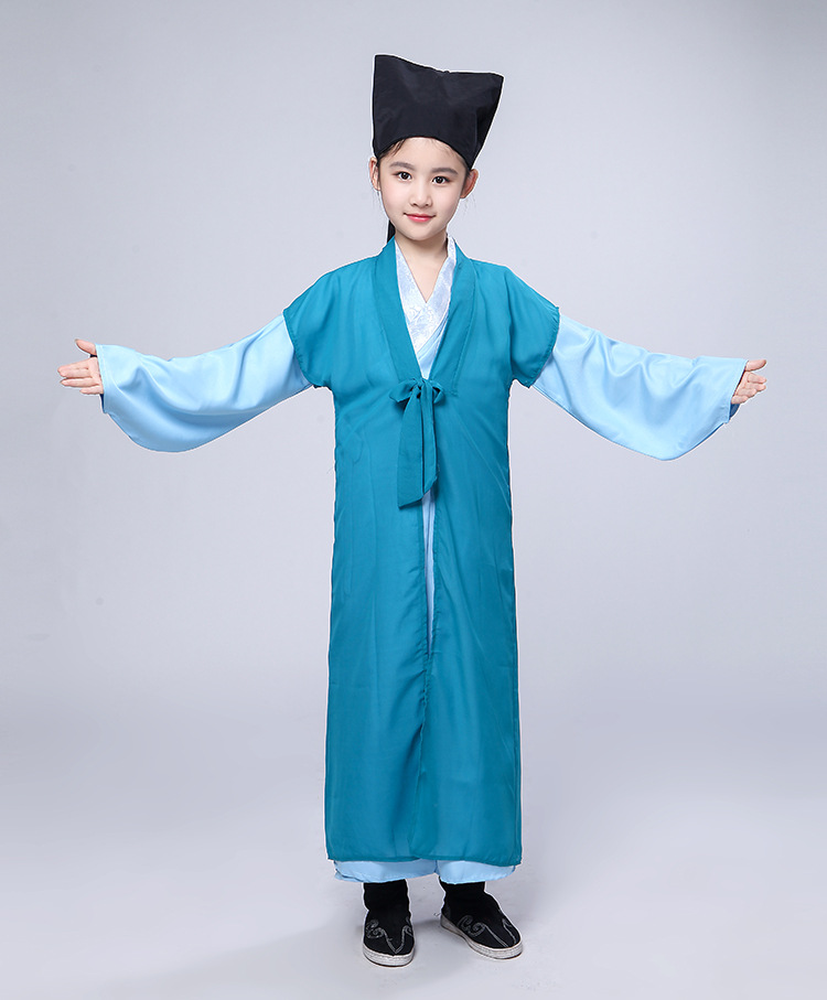 元旦儿童汉服课本剧西门豹治邺服装秦汉皇帝秦王楚王演出服饰