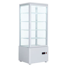 98L四面玻璃冷藏展示柜冰箱/酒吧冷柜/饮料水果卤味保鲜立式商用