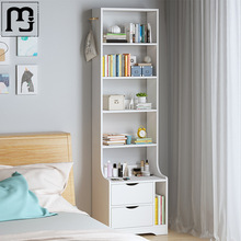 蓝卓床头柜简易小户型卧室简约现代云梯置物架床边多功能收纳储物
