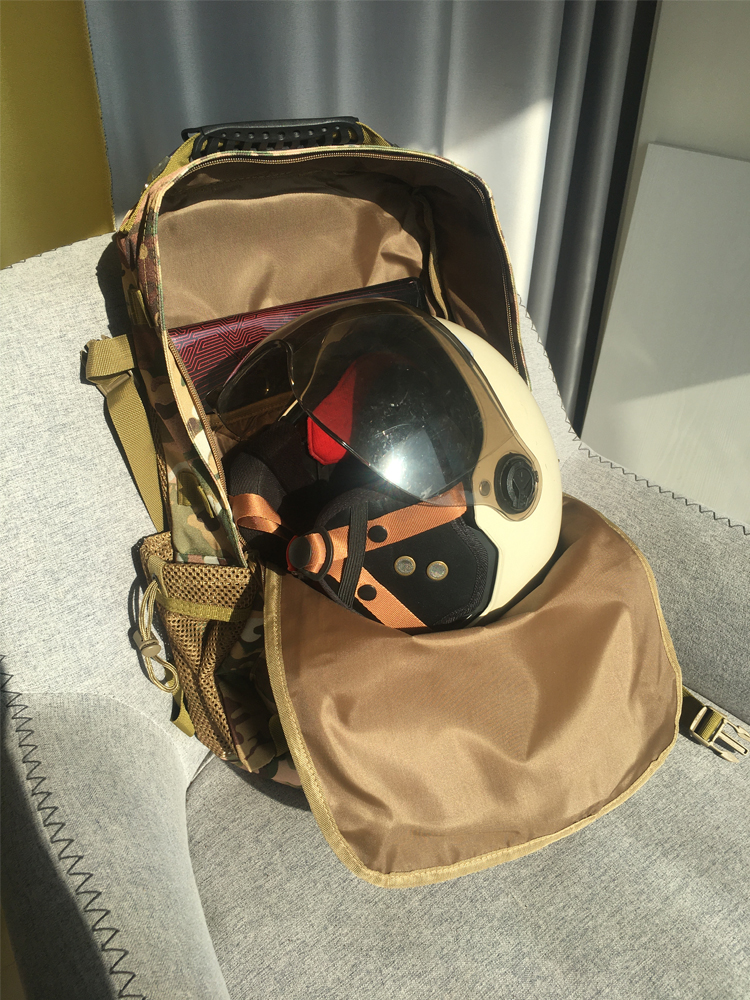 战术背包户外防水虎斑迷彩双肩包男特种兵级包背囊中学生书包45l