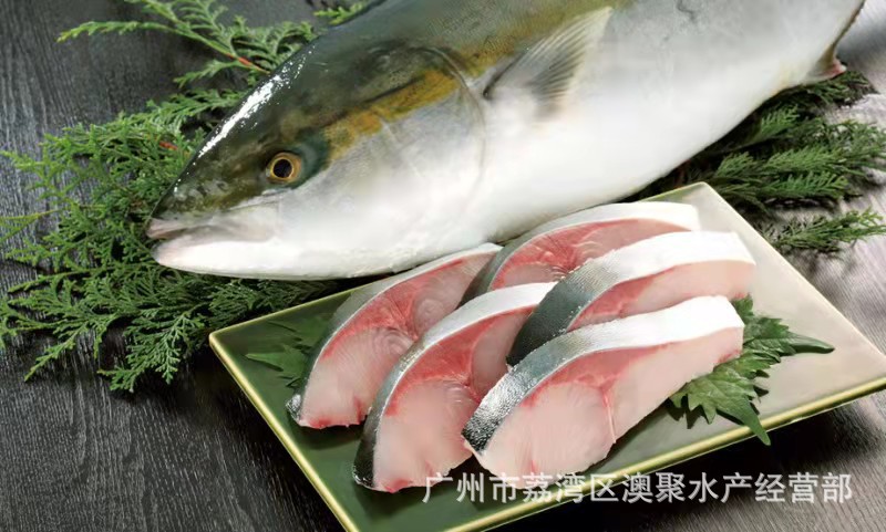 海鲜冰鲜"油甘鱼鰤鱼"章雄青甘鱼日料刺身品质食材批发称重销售