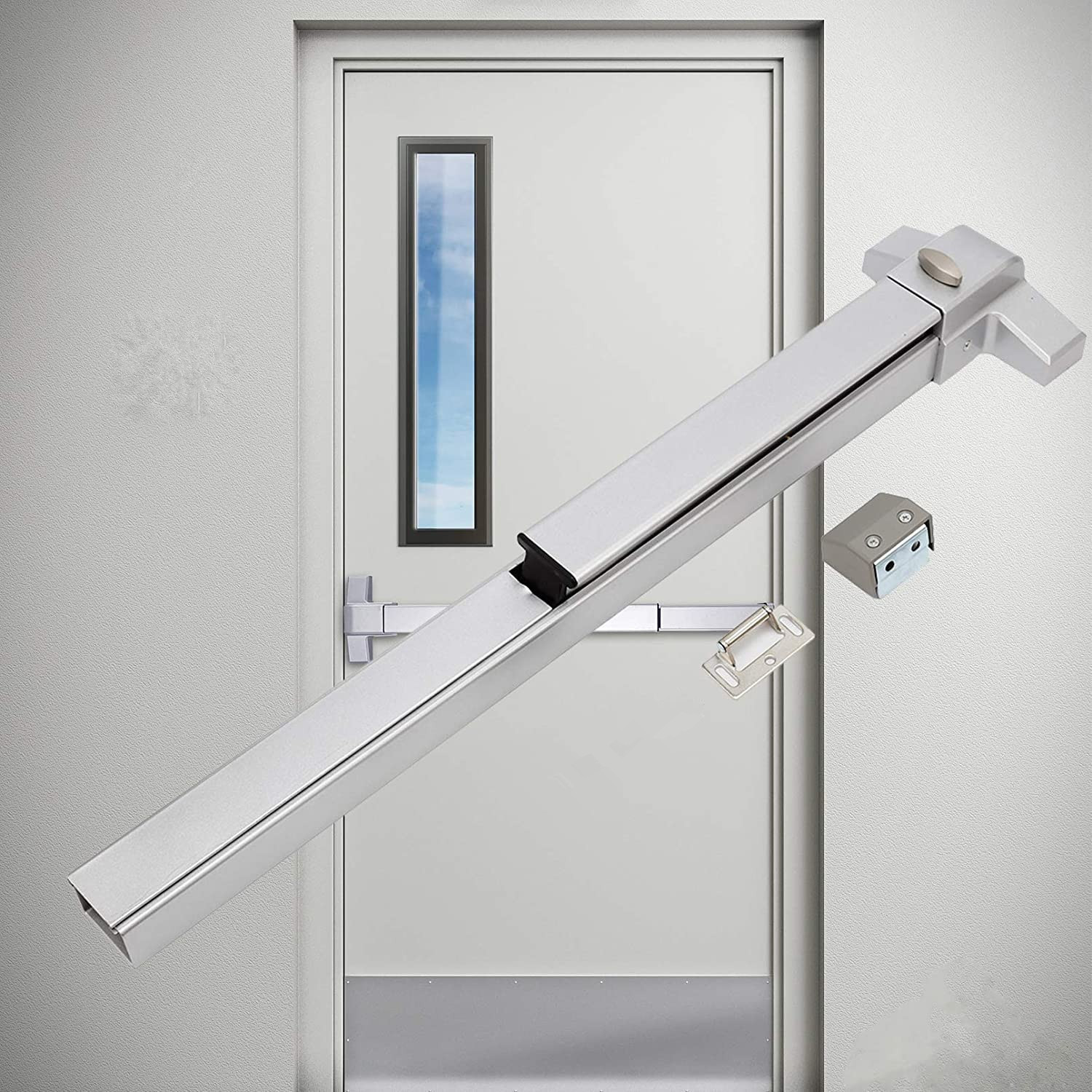 深圳厂家直销平推门锁 安全门逃生锁 防火门紧急推杆锁价格详谈