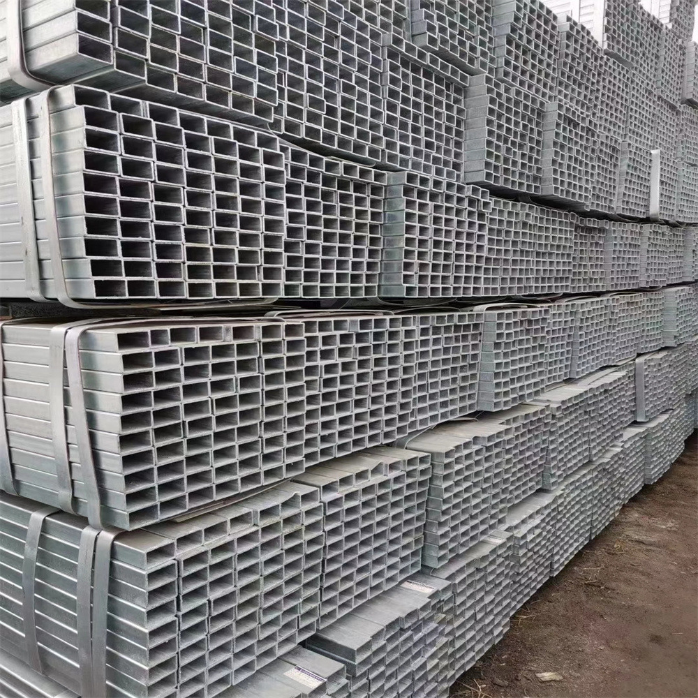 现货镀锌方管 镀锌方矩管 镀锌方管理论重量 40*80镀锌方矩管