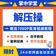 视频教程操学习在线全套培训技巧到减压操解压课程从精通入门