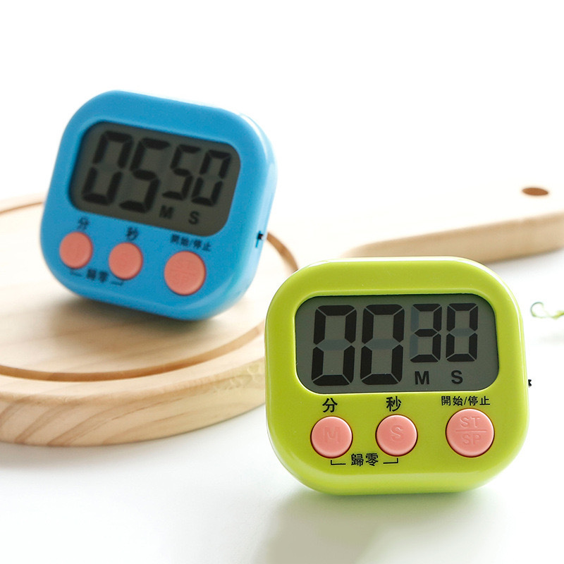 Chinese and English Large Screen Electronic Timer Cross-Border Student Digital Stopwatch Reminder Kitchen Baking Timer