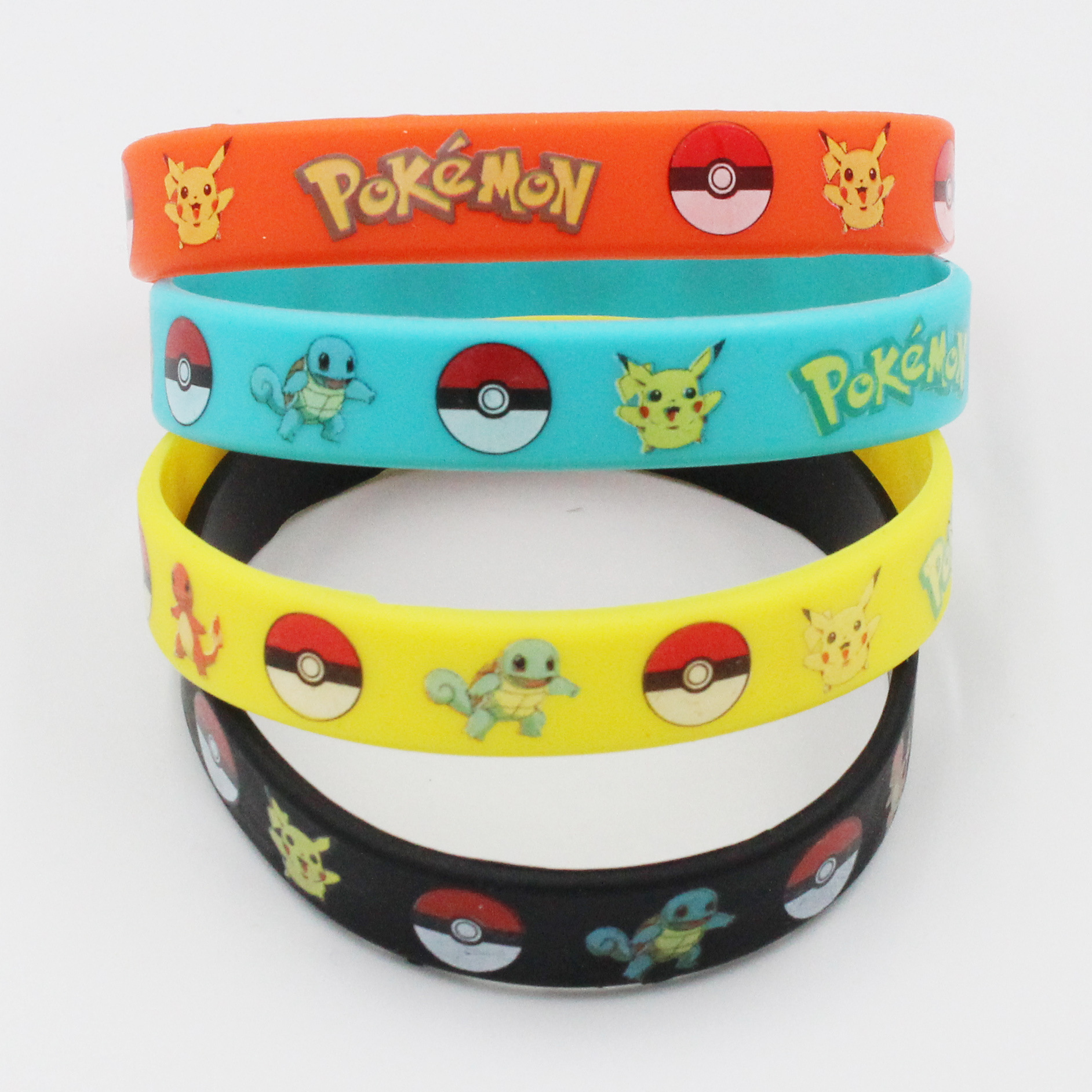 pokemon硅胶手环宝可梦手环动漫卡通手环皮卡丘手环二次元手环