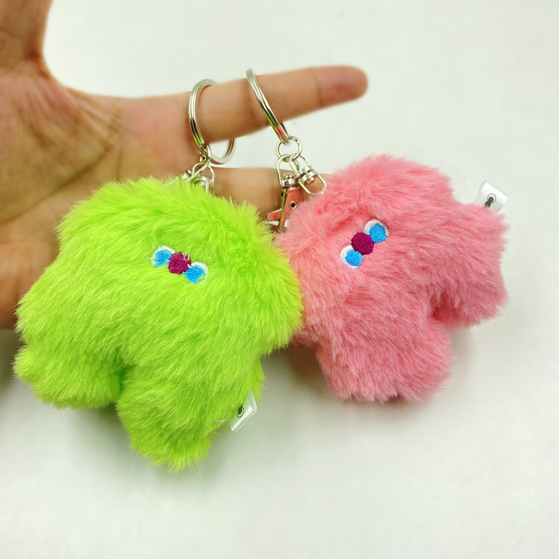 新款日韩ins风粉笨笨罗渽民同款玩偶钥匙扣可爱包包情侣小挂件