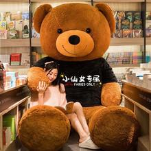 二米大熊一米六的毛绒玩具熊1.6泰迪熊送女友1.8米2米加大号礼物