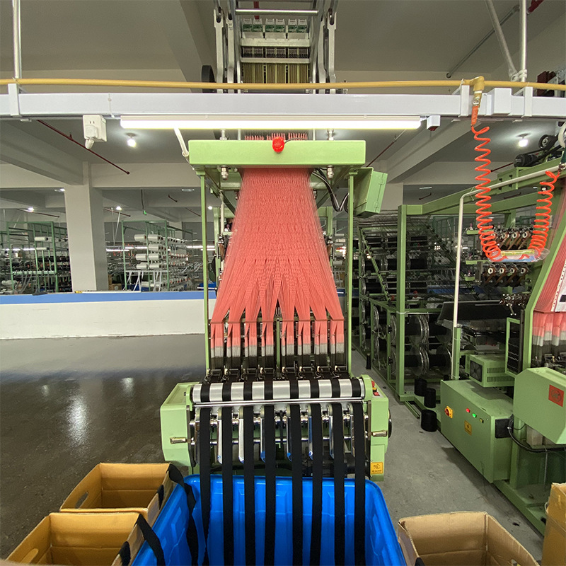 供应祥兴电脑提花机织唛机松紧带织带机无梭机织带机松紧带