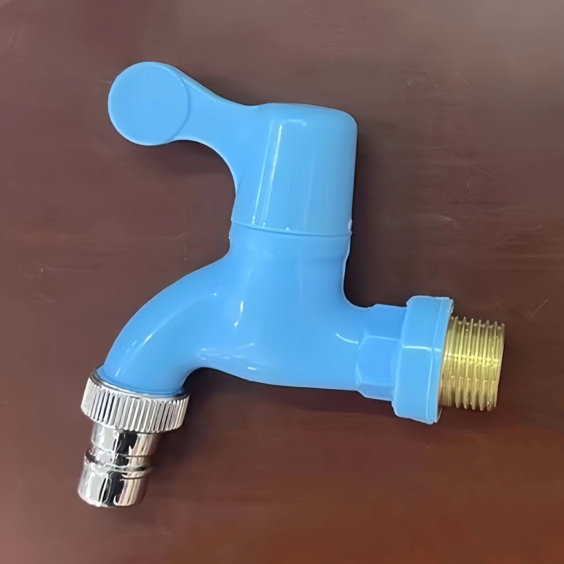 工厂批发外贸4分塑料水龙头快开水嘴外贸款ppr/pvc彩色水龙头开关