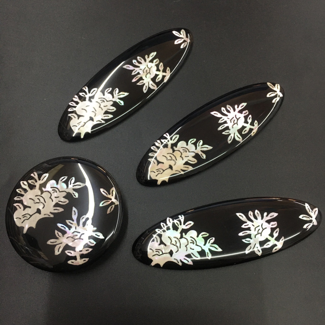 螺钿饰品配件diy装饰发夹配饰贝壳2022彩贝厂家可定头饰贴片