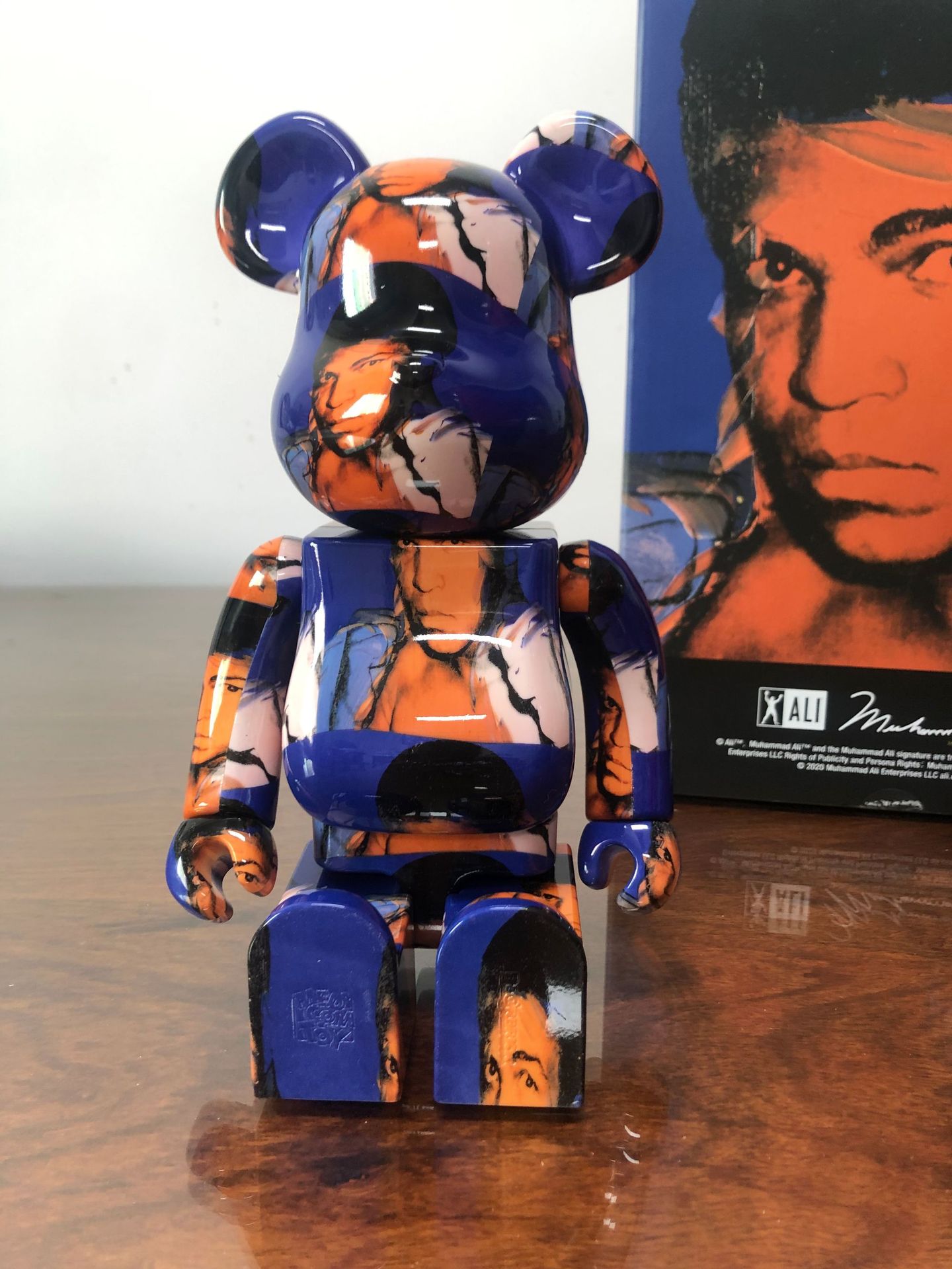 bearbrick安迪拳王阿里暴力熊正版400%积木熊潮玩大摆件玩具彩盒