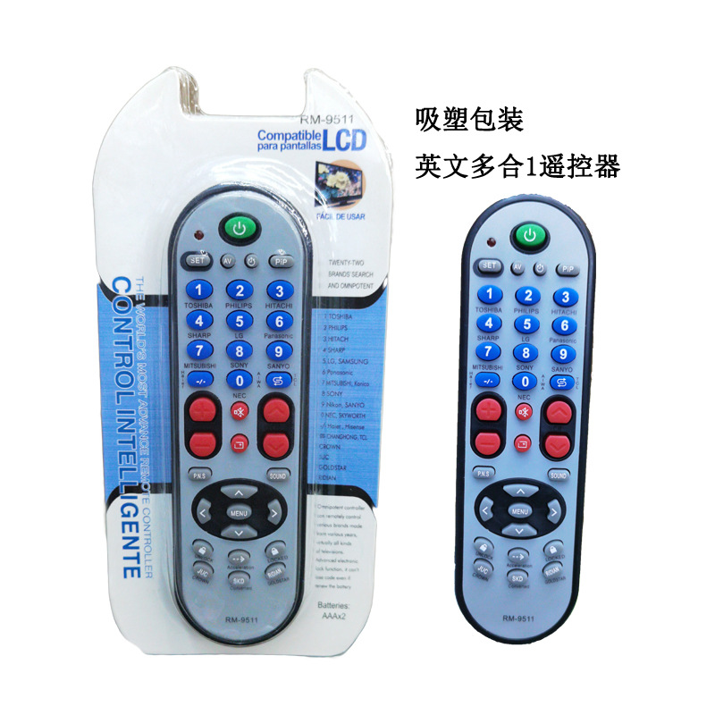 Factory Long-Term Supply Foreign Trade English Version TV Remote Control, TV Remote Control,