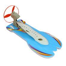 小制作水陆两栖车船乘风号空气动力快艇科学实验教材开发智力玩具