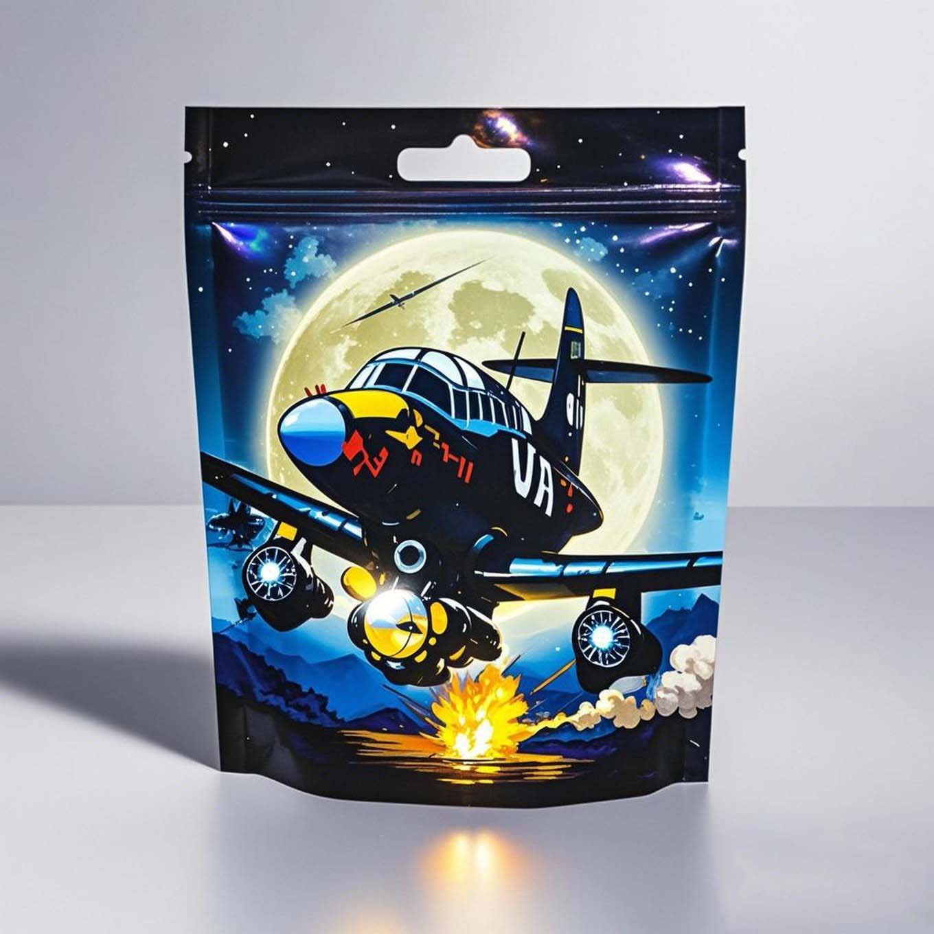 定 制食品包装袋三边封自立拉链自封袋童锁拉链袋干果零食塑料袋