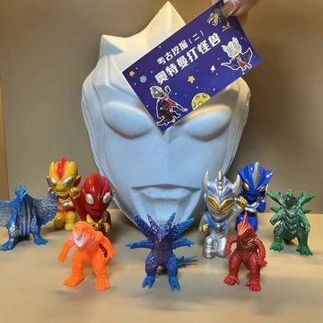 儿童考古挖掘玩具七彩宝石化石奥特曼diy盲盒益智手工制作礼物