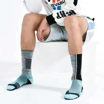 博顿新款篮球袜男女长筒舒适透气户外压缩袜专业跑步运动潮袜子