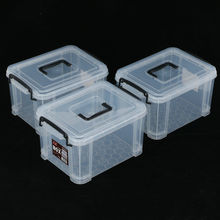 高透明手提塑料收纳箱储物盒药箱包装箱百纳盒新品加厚塑料箱