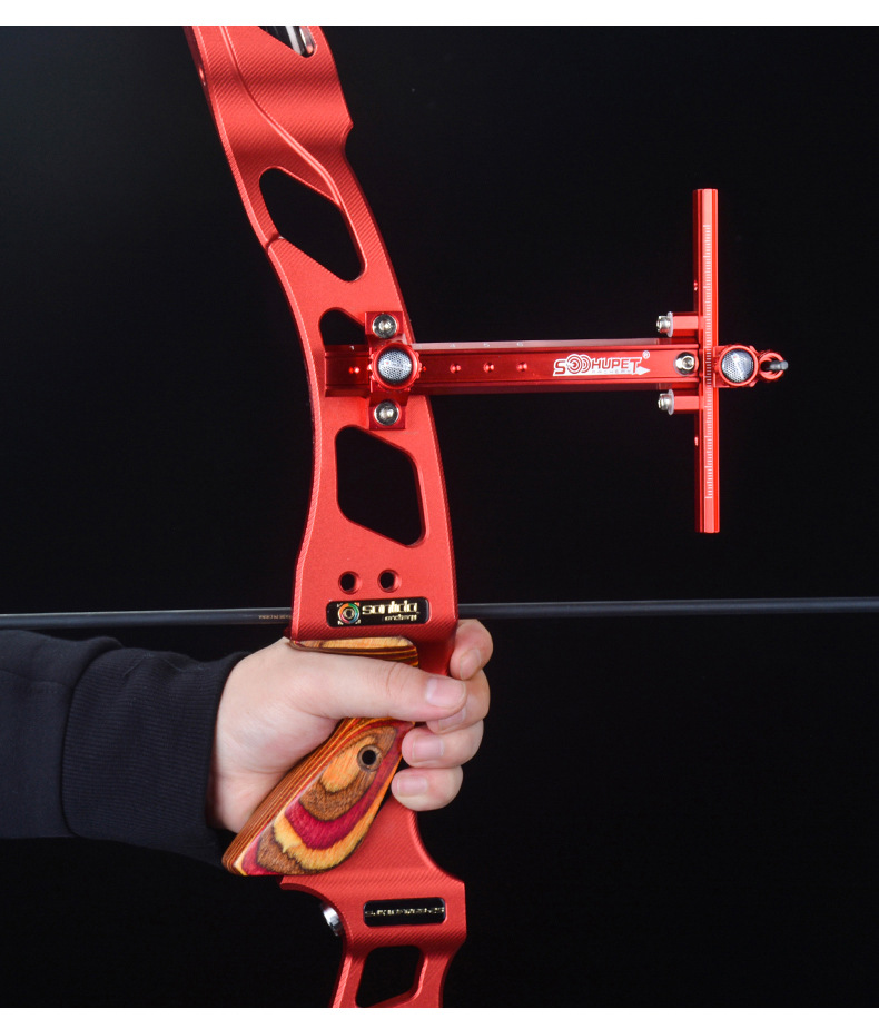 刀魂金属t瞄 反曲弓铝合金弓箭射箭配件 竞技比赛专用 跨境热卖