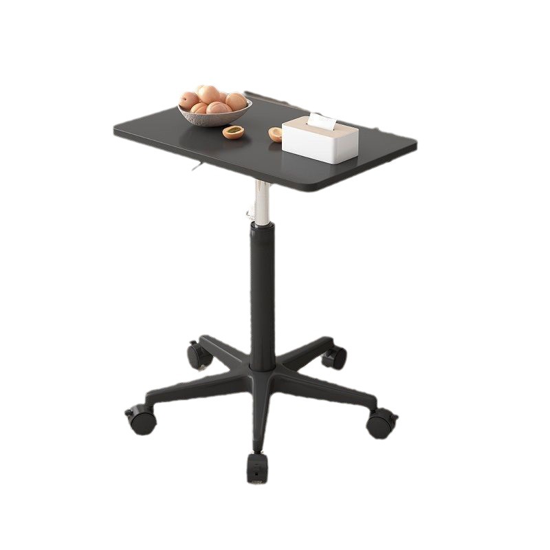 Movable Lifting Small Table with Pulley Small Sofa and Bedside Side Table Standing Laptop Desk