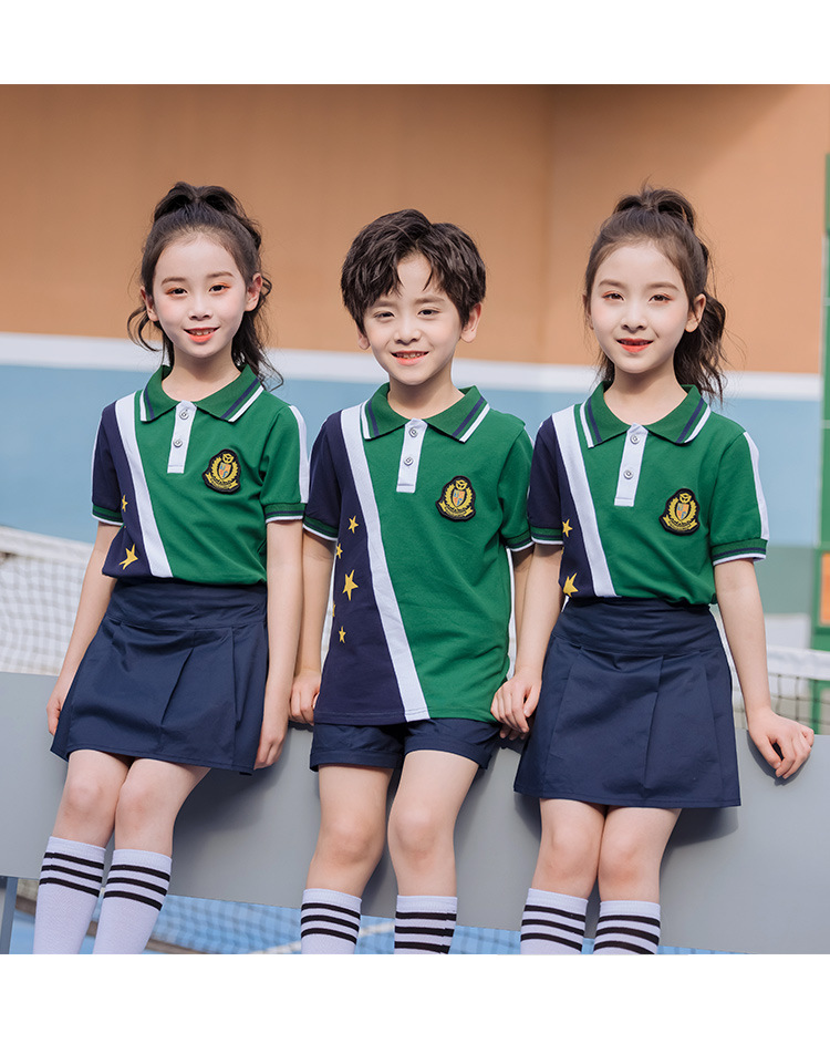 学院英伦风幼儿园园服夏装校服套装小学生夏季六一儿童合唱服班服