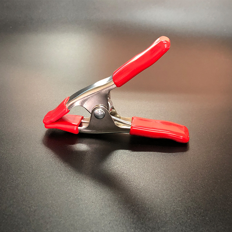 4寸重型金属a字夹简单省力木工夹婚纱夹弹簧大力金属夹子