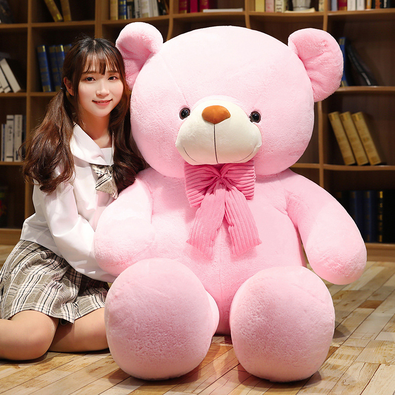 可爱新款12岁国产女孩生日礼物玩偶毛绒玩具大小号狗熊抱抱熊公仔