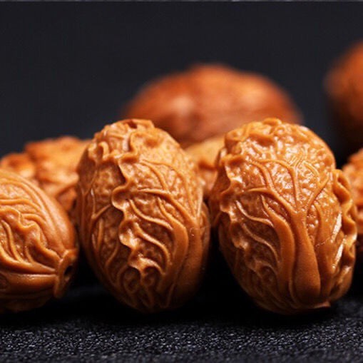 橄榄核精工白菜寓意百财橄榄胡核男女通用手串手链