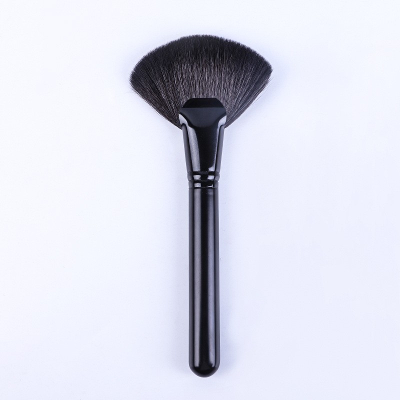 Barber Shop Fan-Shaped Hair Brush Powder Makeup Brush Hairdressing Supplies Hair Brush Soft Hair Hair Hair Tools in Stock