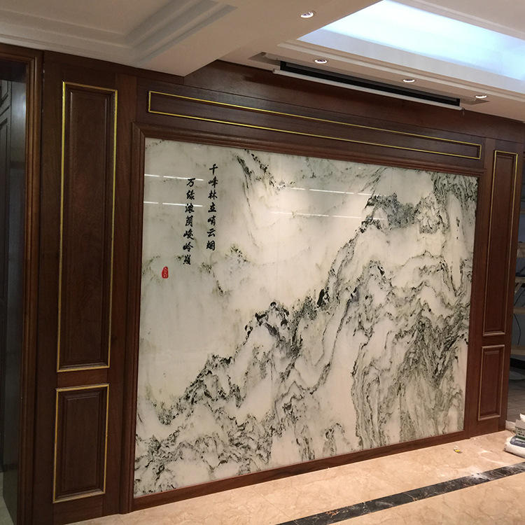 新中式实木护墙板 客厅电视背景装饰墙置物柜 木饰面护墙板厂家