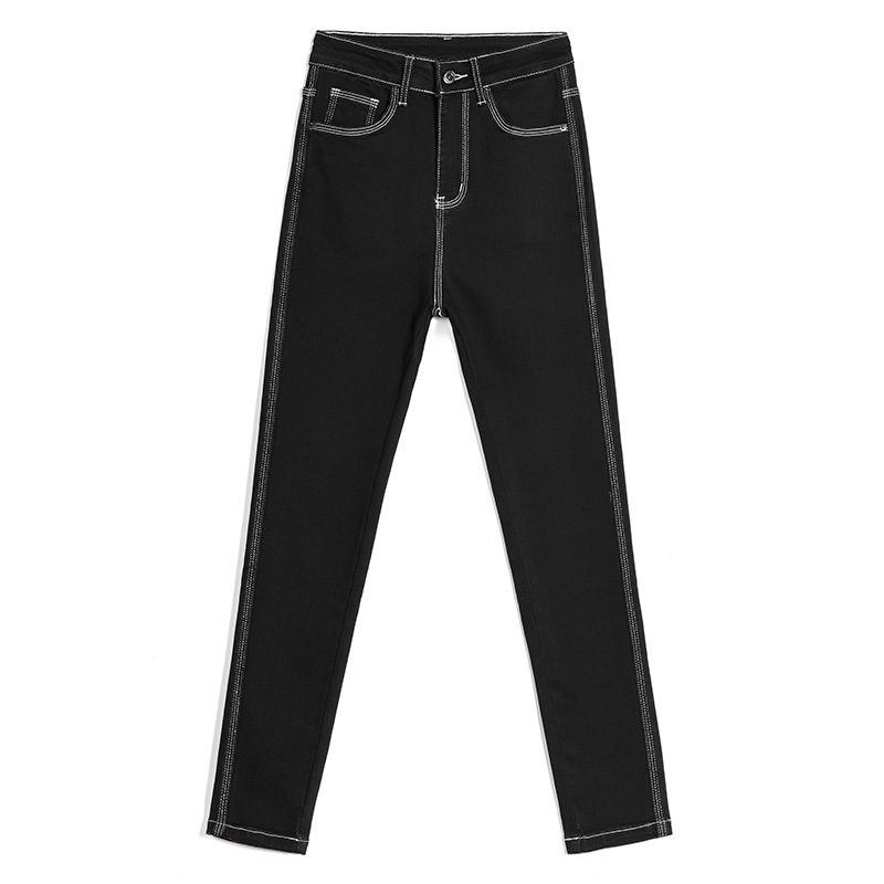   Dark Blue High Waist Jeans for Women 2022 Spring and Autumn New Slimming Tall Slim Autumn Skinny Pants