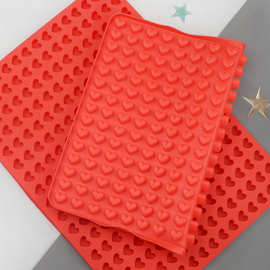 蓝调现货 255格爱心烧烤垫 多功能烤盘垫子 烘焙用具 饼干糖果模