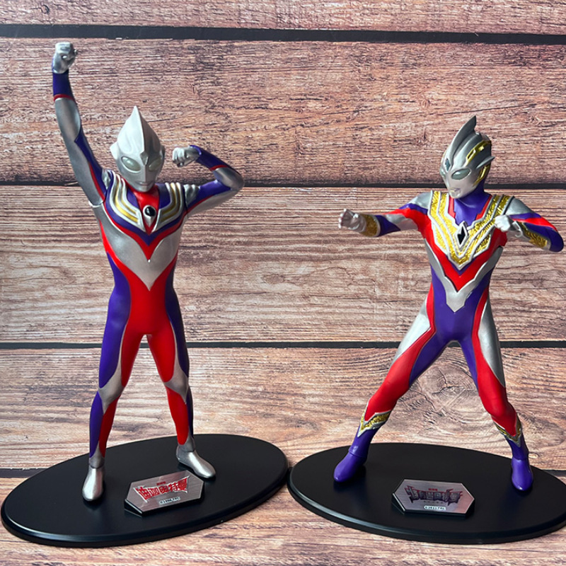 万代正版迪迦特利迦奥特曼复合型发光立像人偶摆件手办模型玩具