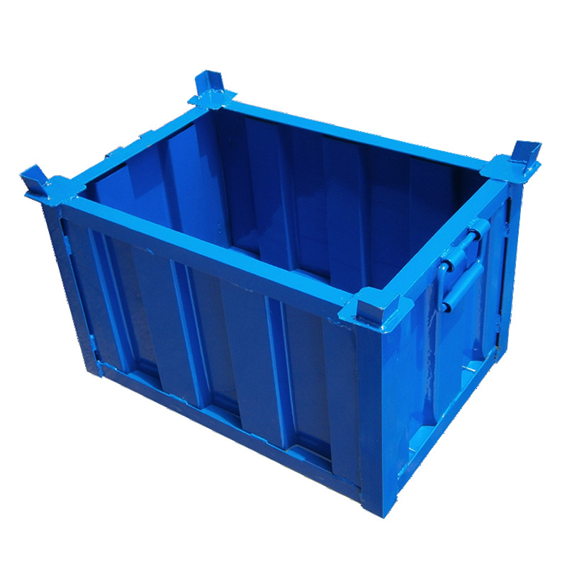 折叠式网箱铁质周转箱网格料箱网格板箱折叠折叠网格板箱网箱