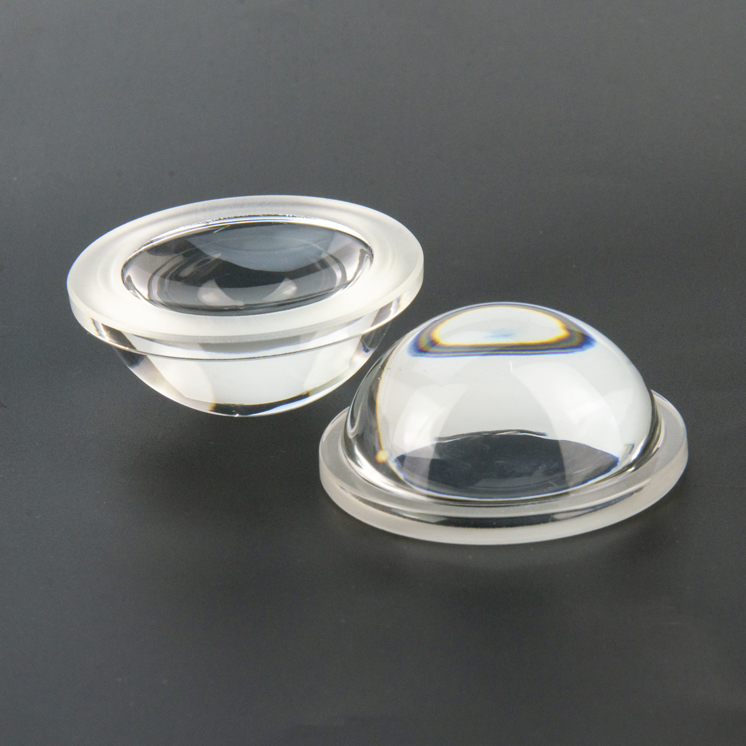 定制高硼硅光学玻璃凸透镜 diy大功率led聚光 路灯隧道灯泛光灯ly