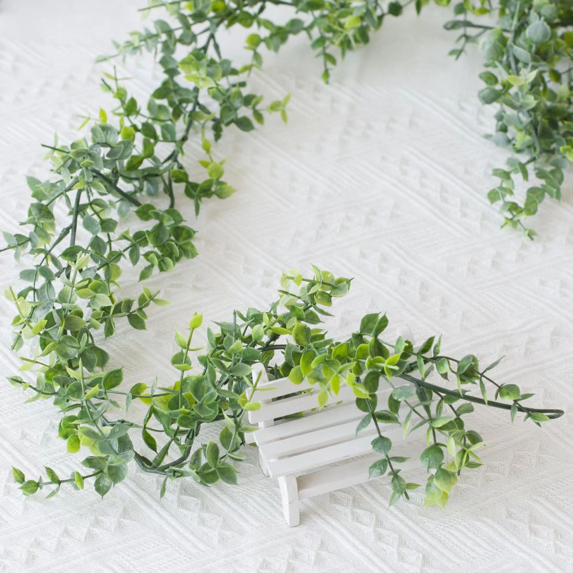 亚马逊跨境仿真藤条藤蔓植物家居悬挂办公室户外庭院拍摄道具装饰