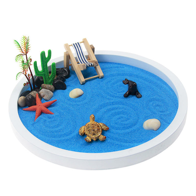 加急单2022冬苔藓微景观装饰摆件动漫卡通可爱迷你小羊黑白山羊公仔