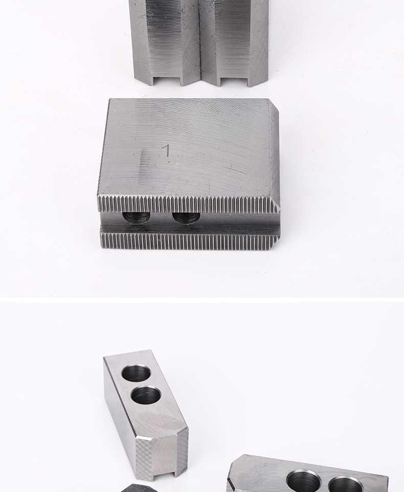 液压软爪 油压生爪 液压三爪卡盘软爪 卡爪4 5 6 8 10 12寸