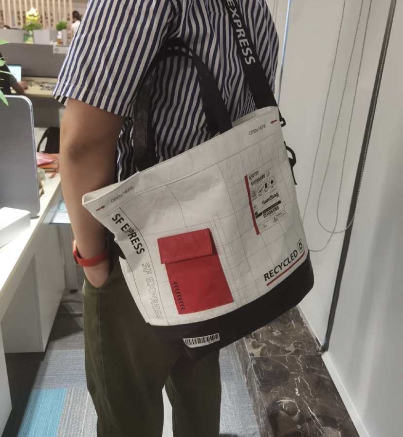 顺丰杜邦纸袋背包牛皮纸托特包单肩包手提包手提袋女包环保帆布包