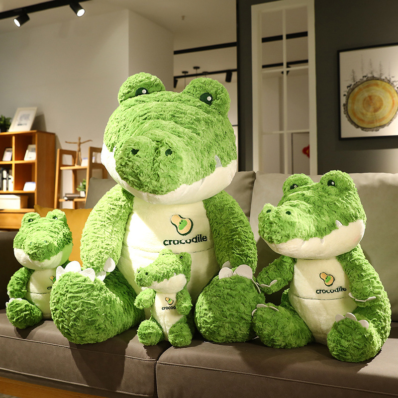 新款小鳄鱼公仔卡通外贸品质小众网红爪机布娃娃毛绒玩具外贸跨境