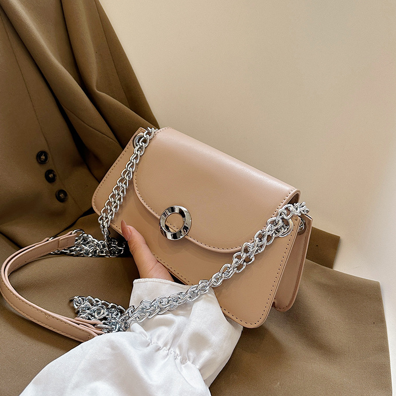 Cross-Border 2023 Autumn New High Texture Light Luxury Small Square Bag Fashionable Stylish Outfit Women's Bag One-Shoulder Crossbody Chain Bag