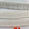 6cm手工串珠吊珠流苏大小珍珠花边1件发50厘米|ru