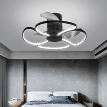 2022新款客厅北欧风扇灯现代简约餐厅灯卧室家居电风扇一体灯饰