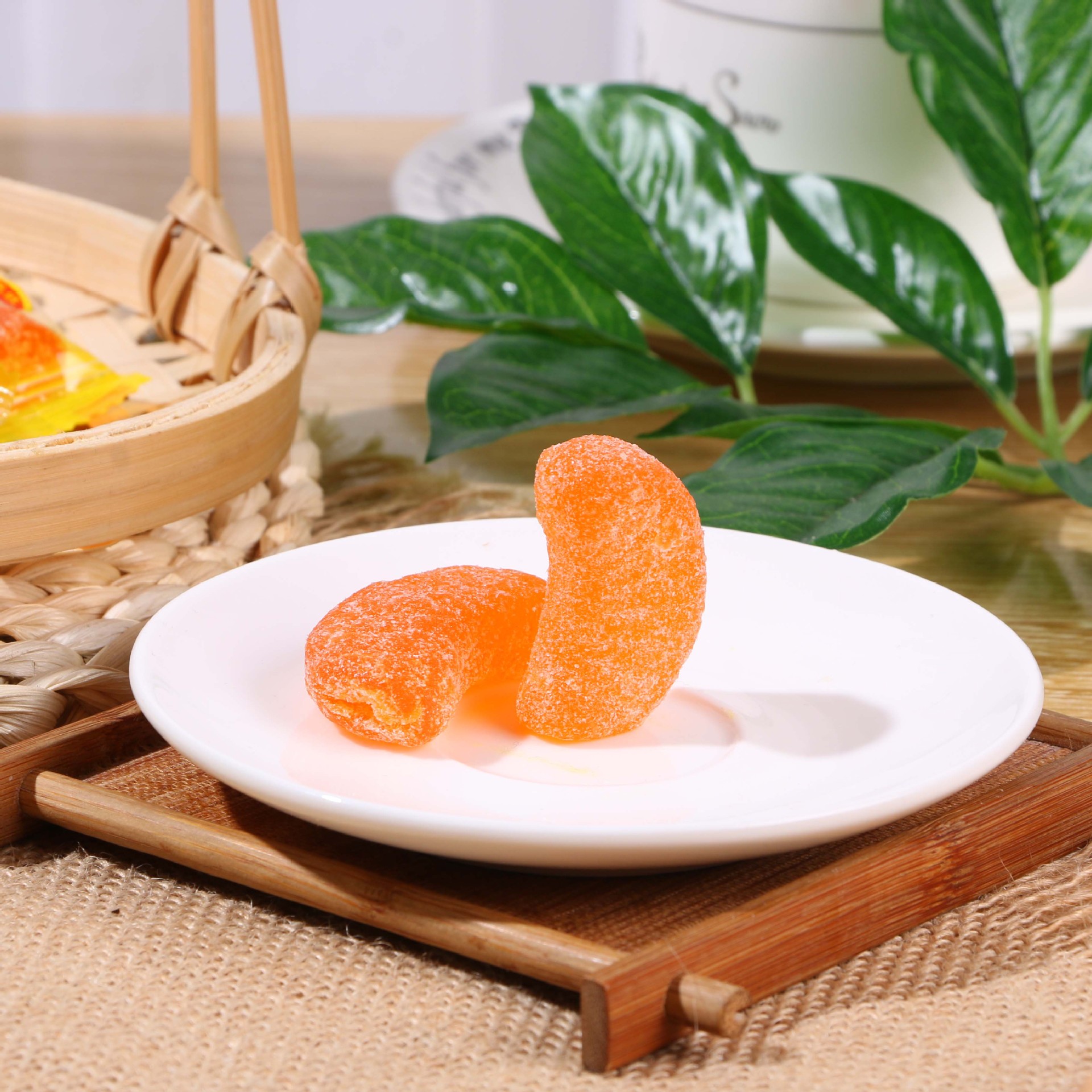 桔子软糖橘子瓣老式糖果儿时怀旧网红办公零食小吃散装年货批发